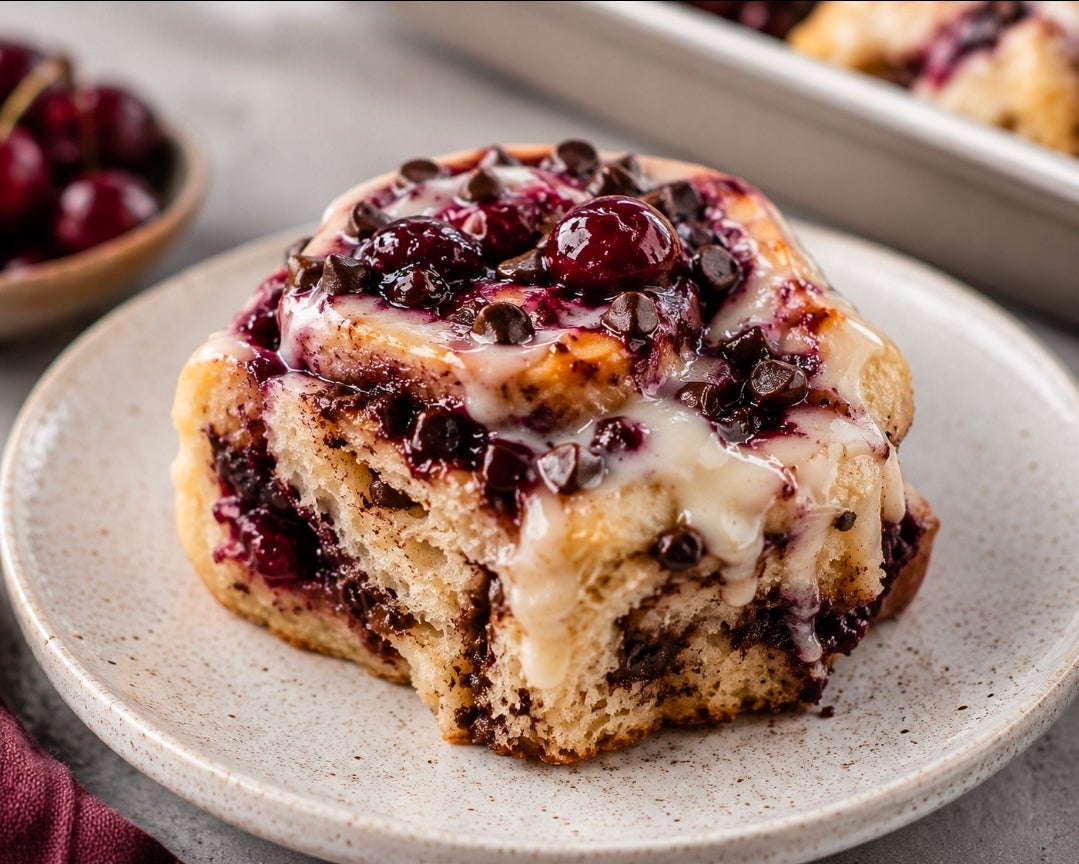 Dark Cherry Chocolate Chip Cookie Inspired Twist